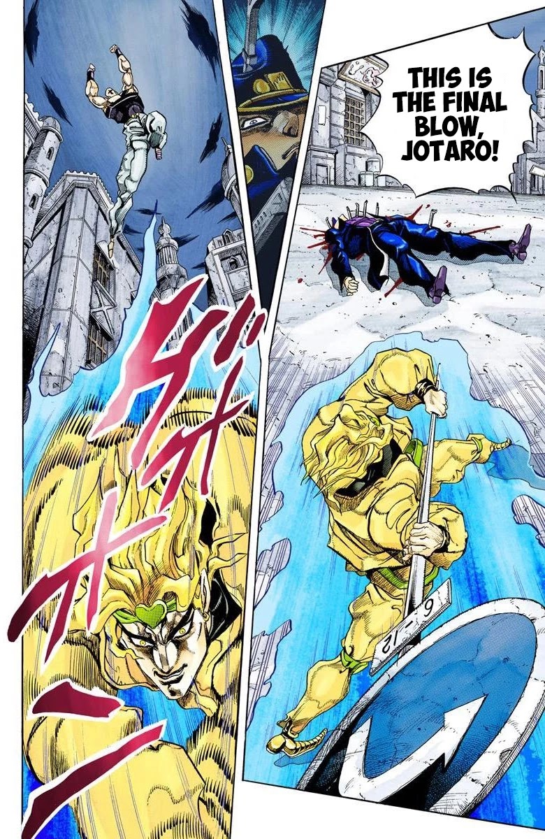 JoJo's Bizarre Adventure Part 3 - Stardust Crusaders (Official Colored) Chapter 146 page 12 - Chapter 146: DIO's World Part 13