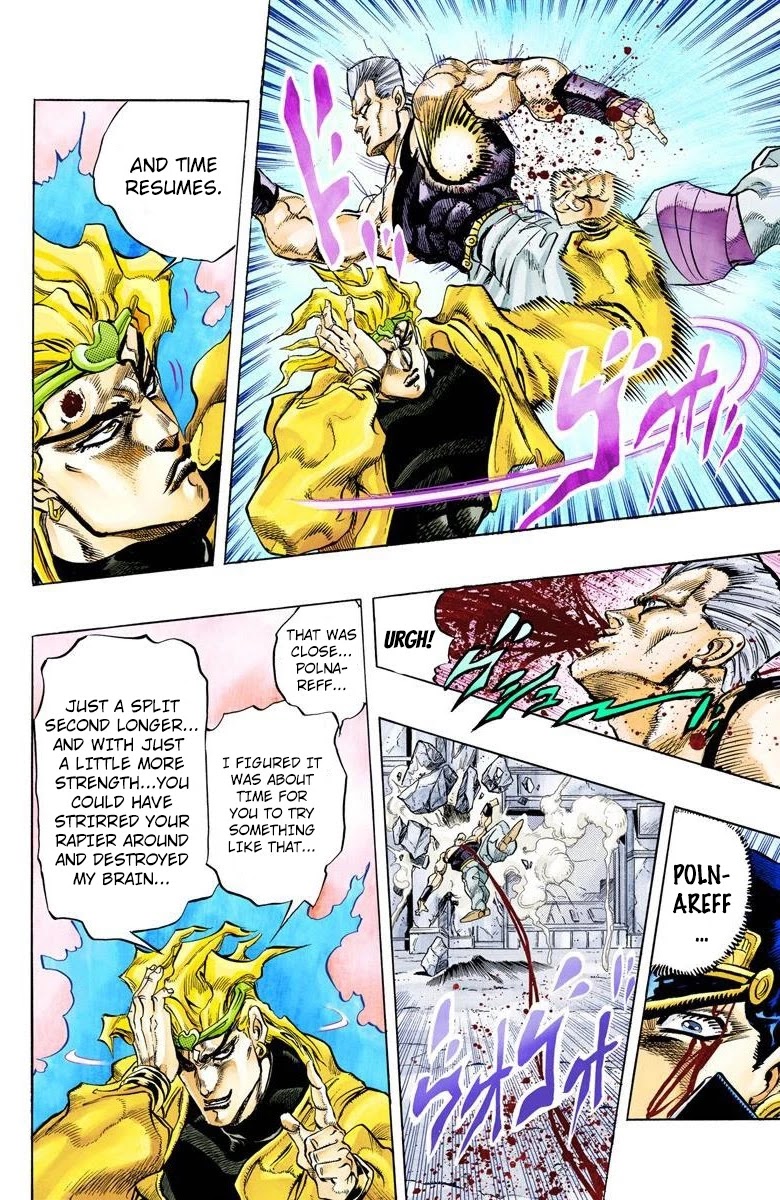 JoJo's Bizarre Adventure Part 3 - Stardust Crusaders (Official Colored) Chapter 146 page 18 - Chapter 146: DIO's World Part 13