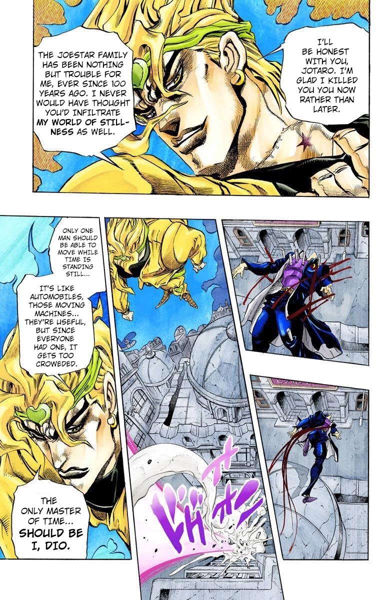 JoJo's Bizarre Adventure Part 3 - Stardust Crusaders (Official Colored) Chapter 146 page 5 - Chapter 146: DIO's World Part 13
