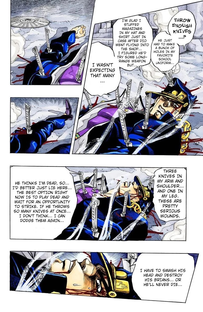 JoJo's Bizarre Adventure Part 3 - Stardust Crusaders (Official Colored) Chapter 146 page 8 - Chapter 146: DIO's World Part 13