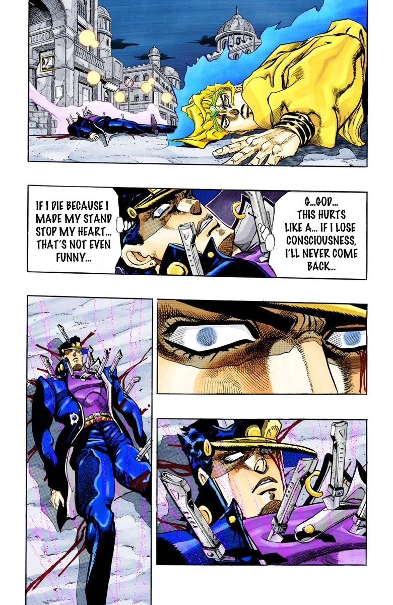 JoJo's Bizarre Adventure Part 3 - Stardust Crusaders (Official Colored) Chapter 147 page 12 - Chapter 147: DIO's World Part 14