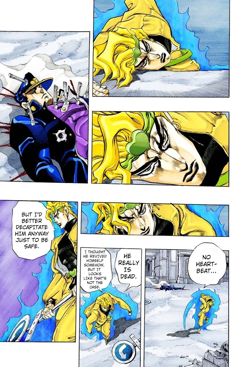 JoJo's Bizarre Adventure Part 3 - Stardust Crusaders (Official Colored) Chapter 147 page 13 - Chapter 147: DIO's World Part 14