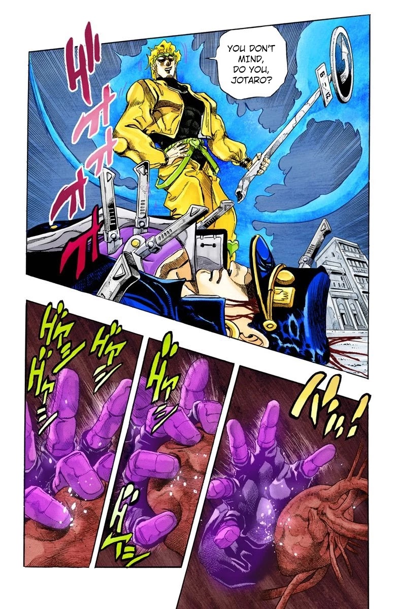 JoJo's Bizarre Adventure Part 3 - Stardust Crusaders (Official Colored) Chapter 147 page 14 - Chapter 147: DIO's World Part 14