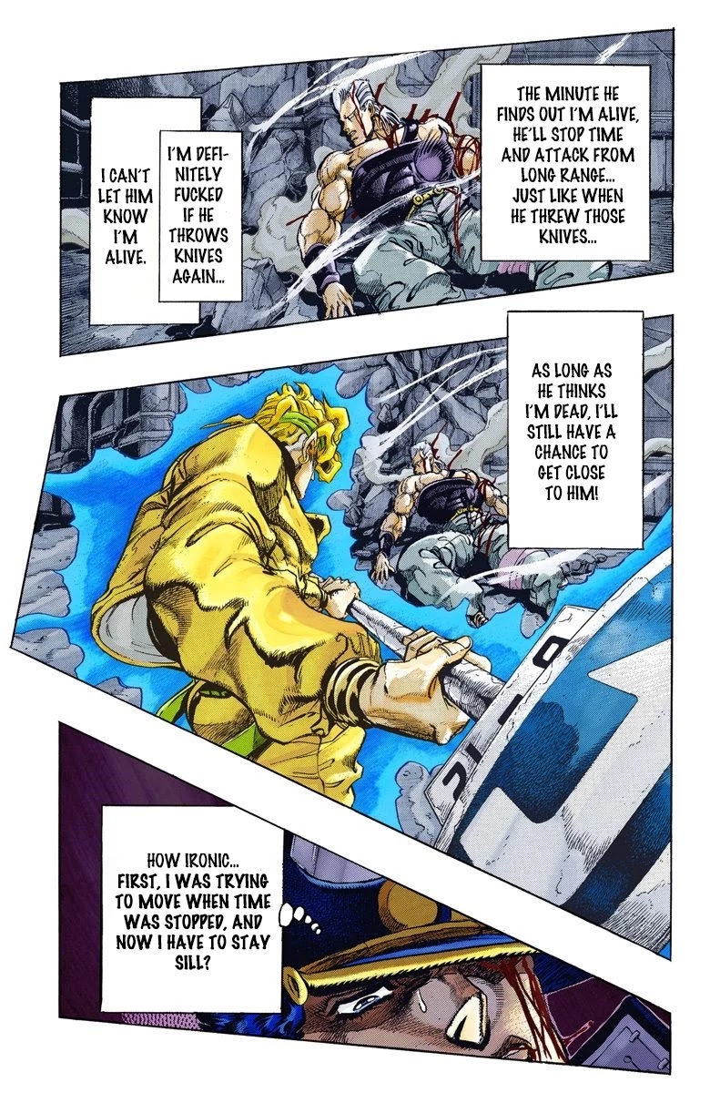 JoJo's Bizarre Adventure Part 3 - Stardust Crusaders (Official Colored) Chapter 147 page 3 - Chapter 147: DIO's World Part 14