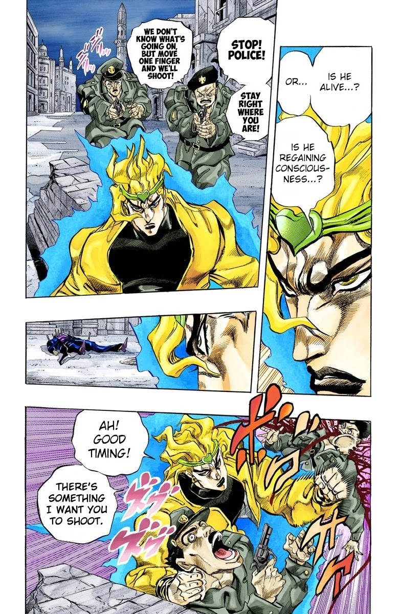 JoJo's Bizarre Adventure Part 3 - Stardust Crusaders (Official Colored) Chapter 147 page 6 - Chapter 147: DIO's World Part 14