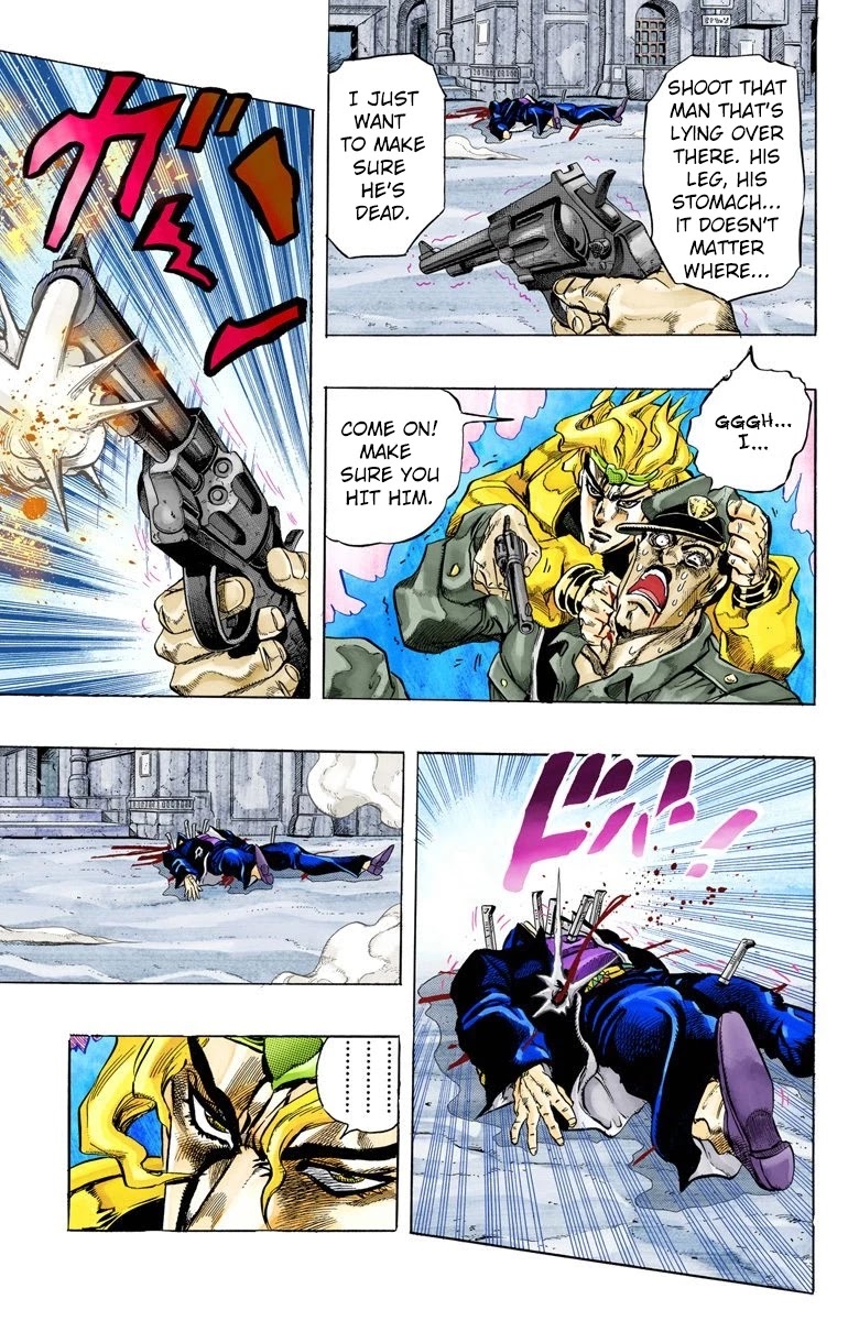 JoJo's Bizarre Adventure Part 3 - Stardust Crusaders (Official Colored) Chapter 147 page 7 - Chapter 147: DIO's World Part 14