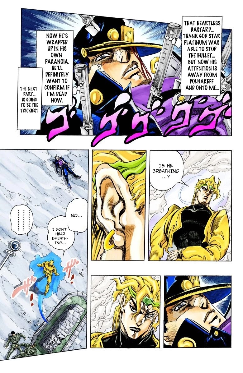 JoJo's Bizarre Adventure Part 3 - Stardust Crusaders (Official Colored) Chapter 147 page 9 - Chapter 147: DIO's World Part 14