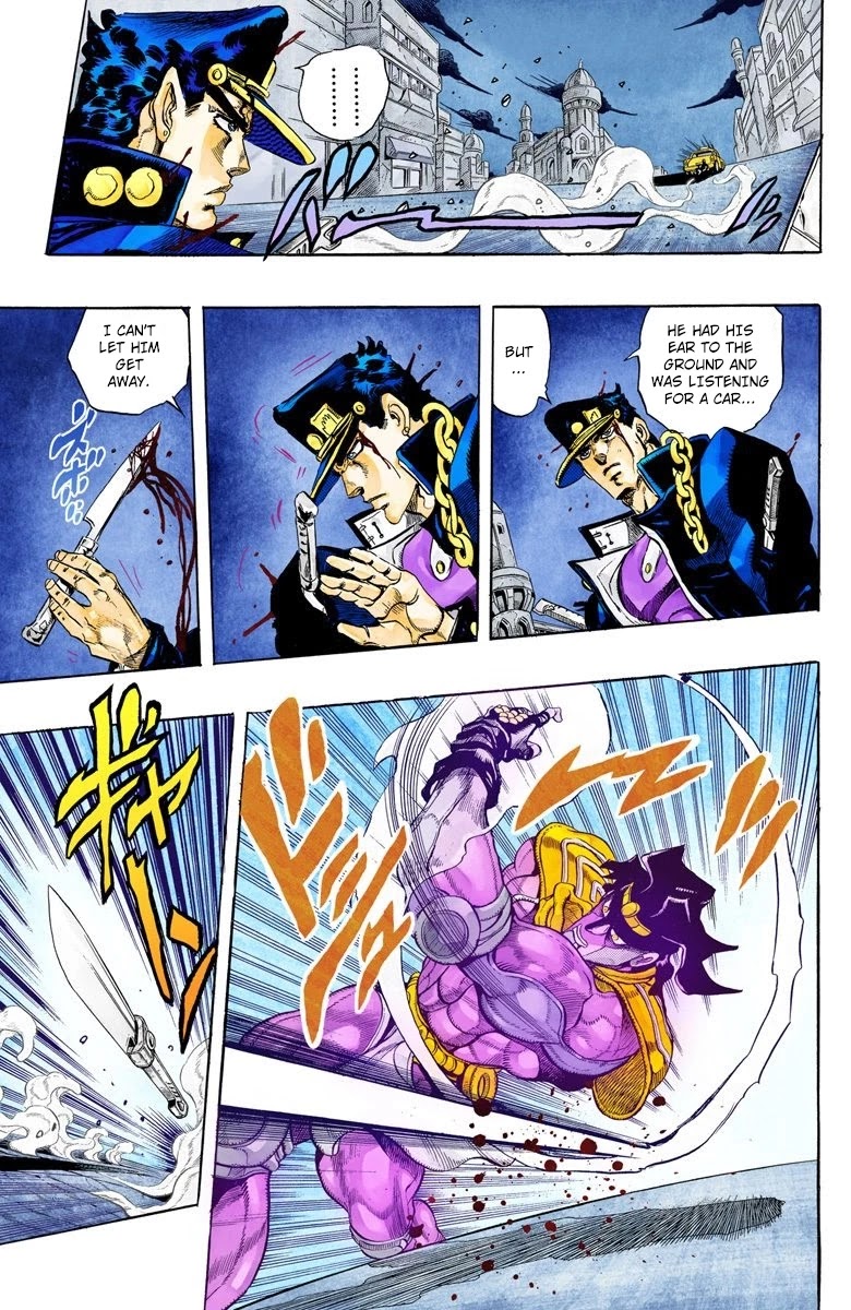 JoJo's Bizarre Adventure Part 3 - Stardust Crusaders (Official Colored) Chapter 148 page 12 - Chapter 148: DIO's World Part 15