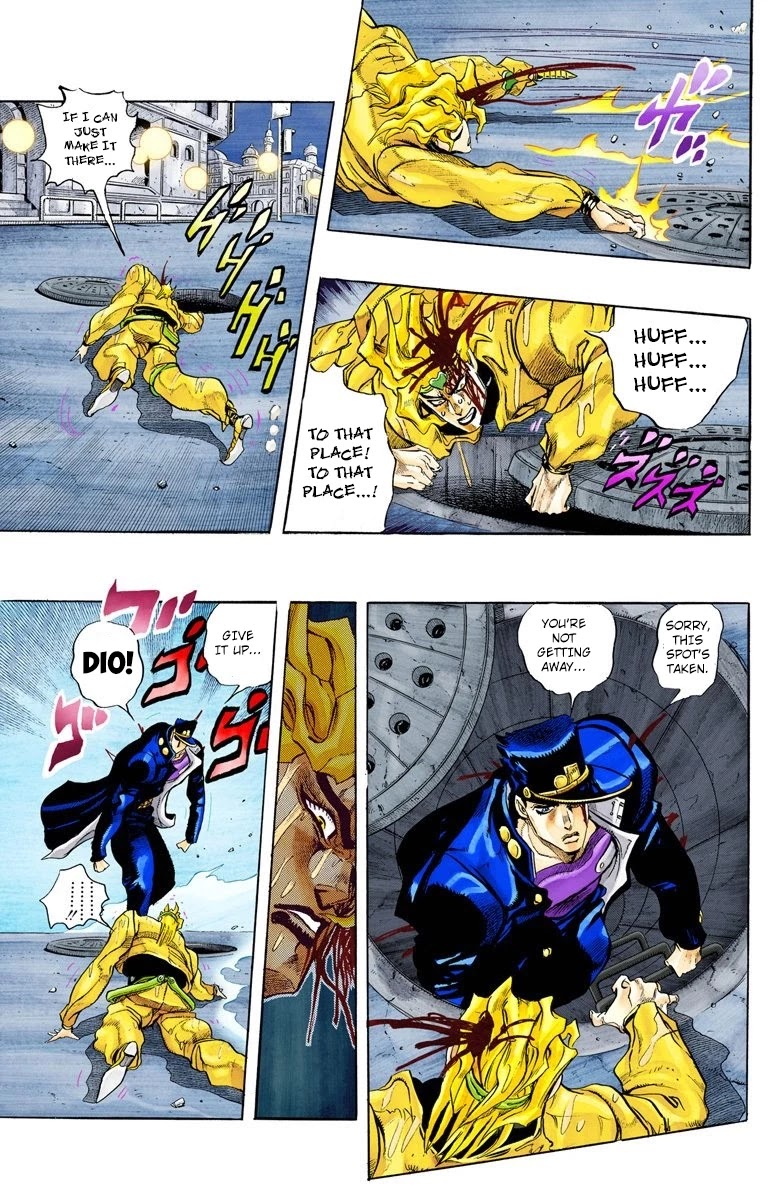 JoJo's Bizarre Adventure Part 3 - Stardust Crusaders (Official Colored) Chapter 148 page 14 - Chapter 148: DIO's World Part 15
