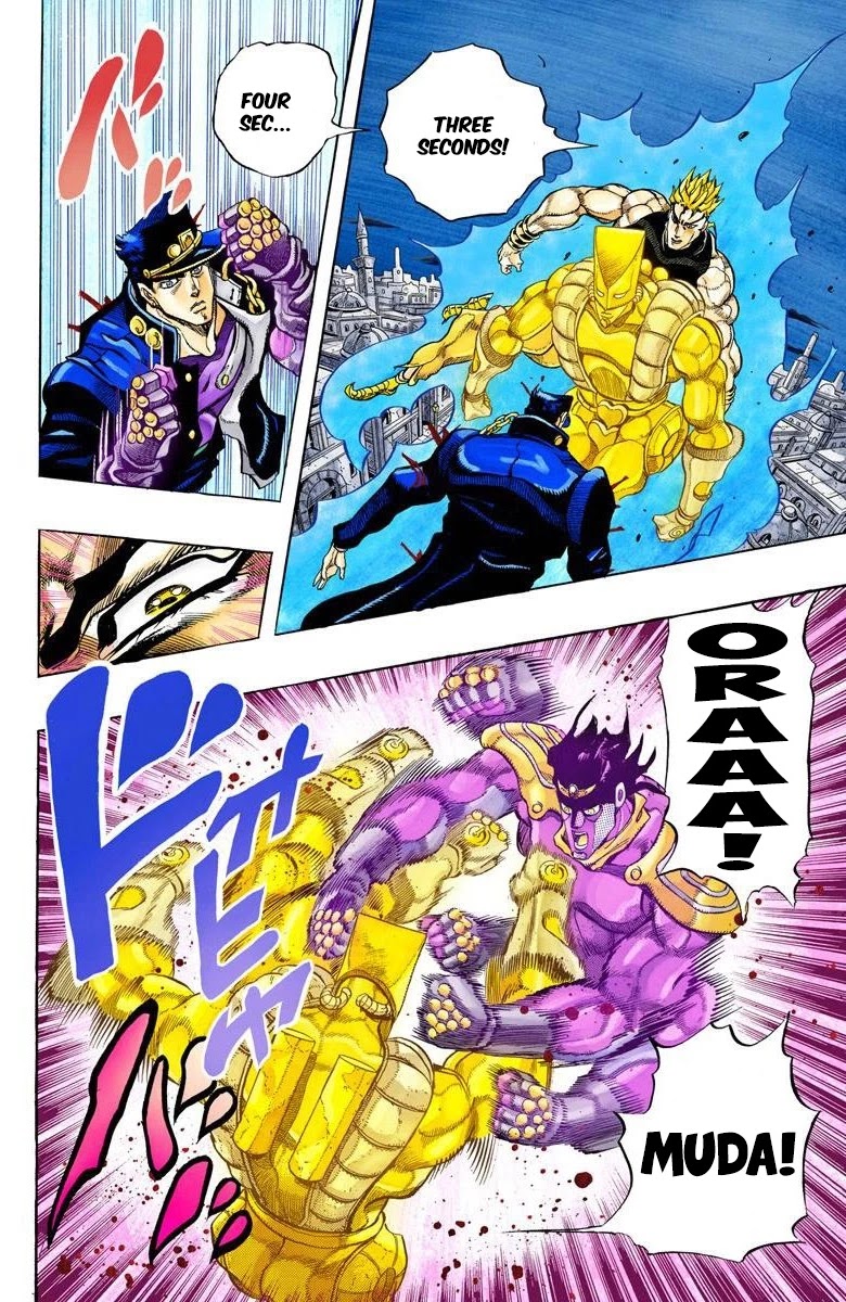 JoJo's Bizarre Adventure Part 3 - Stardust Crusaders (Official Colored) Chapter 149 page 14 - Chapter 149: DIO's World Part 16