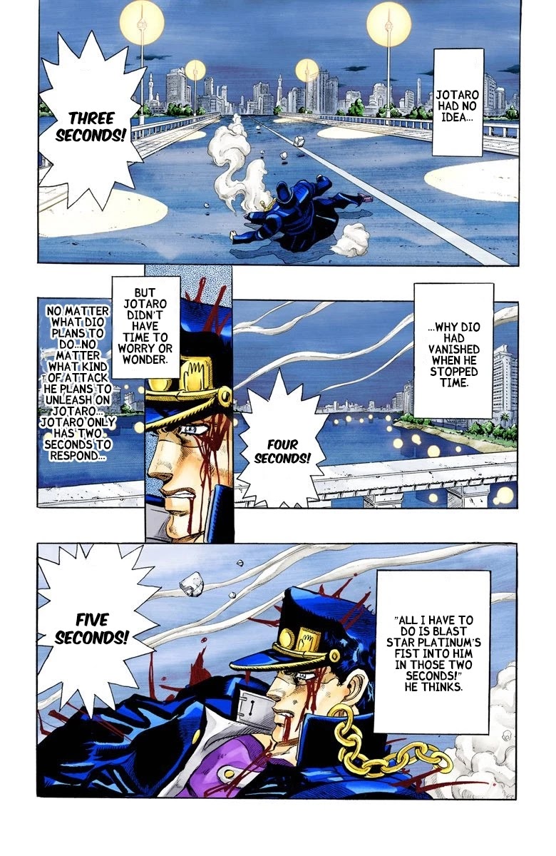JoJo's Bizarre Adventure Part 3 - Stardust Crusaders (Official Colored) Chapter 150 page 10 - Chapter 150: DIO's World Part 17