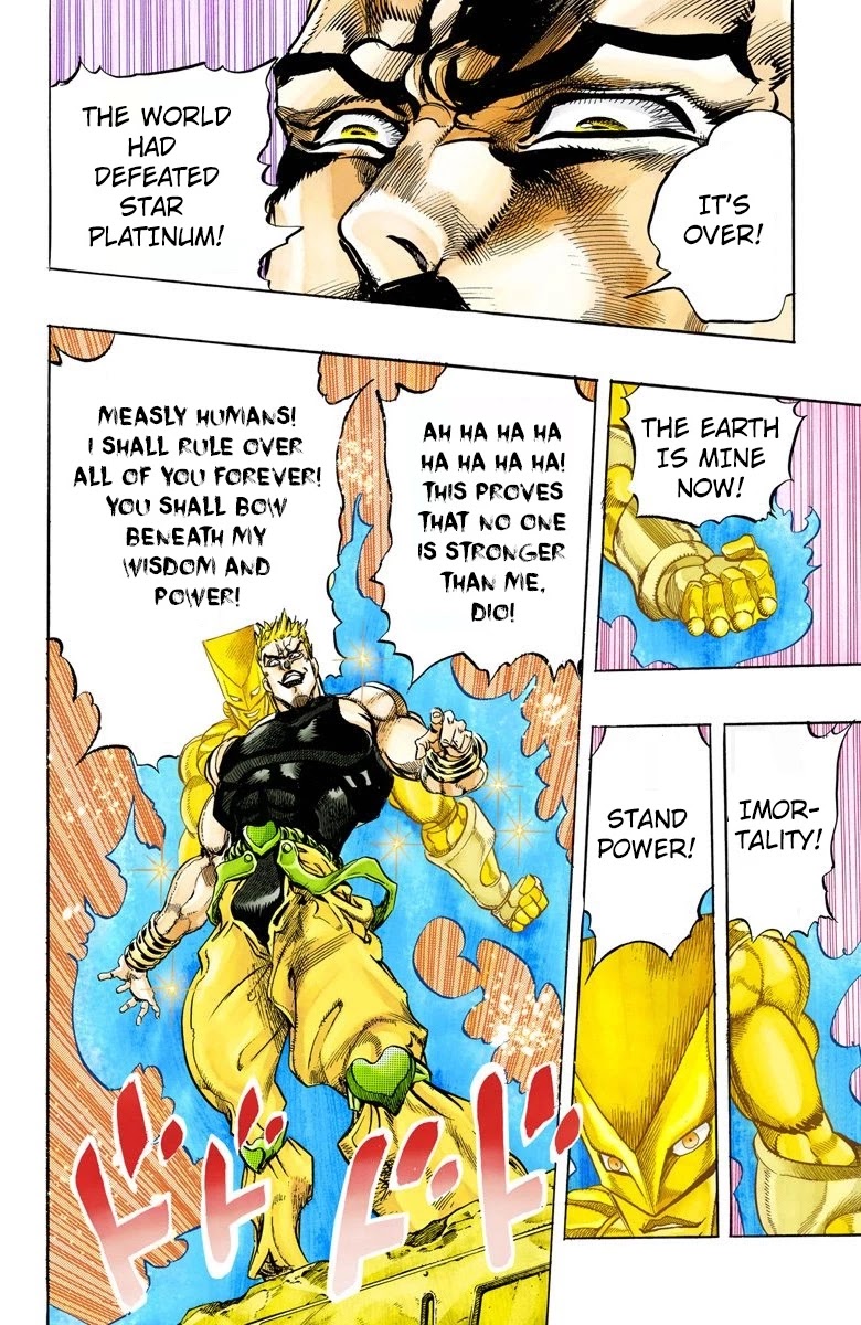 JoJo's Bizarre Adventure Part 3 - Stardust Crusaders (Official Colored) Chapter 150 page 17 - Chapter 150: DIO's World Part 17