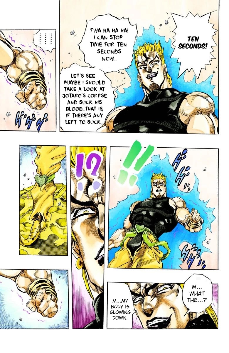 JoJo's Bizarre Adventure Part 3 - Stardust Crusaders (Official Colored) Chapter 150 page 18 - Chapter 150: DIO's World Part 17