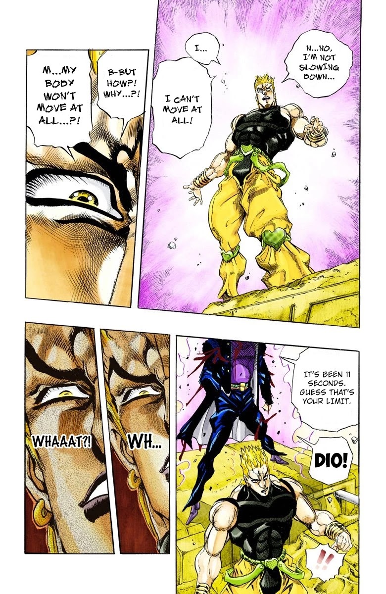 JoJo's Bizarre Adventure Part 3 - Stardust Crusaders (Official Colored) Chapter 150 page 19 - Chapter 150: DIO's World Part 17