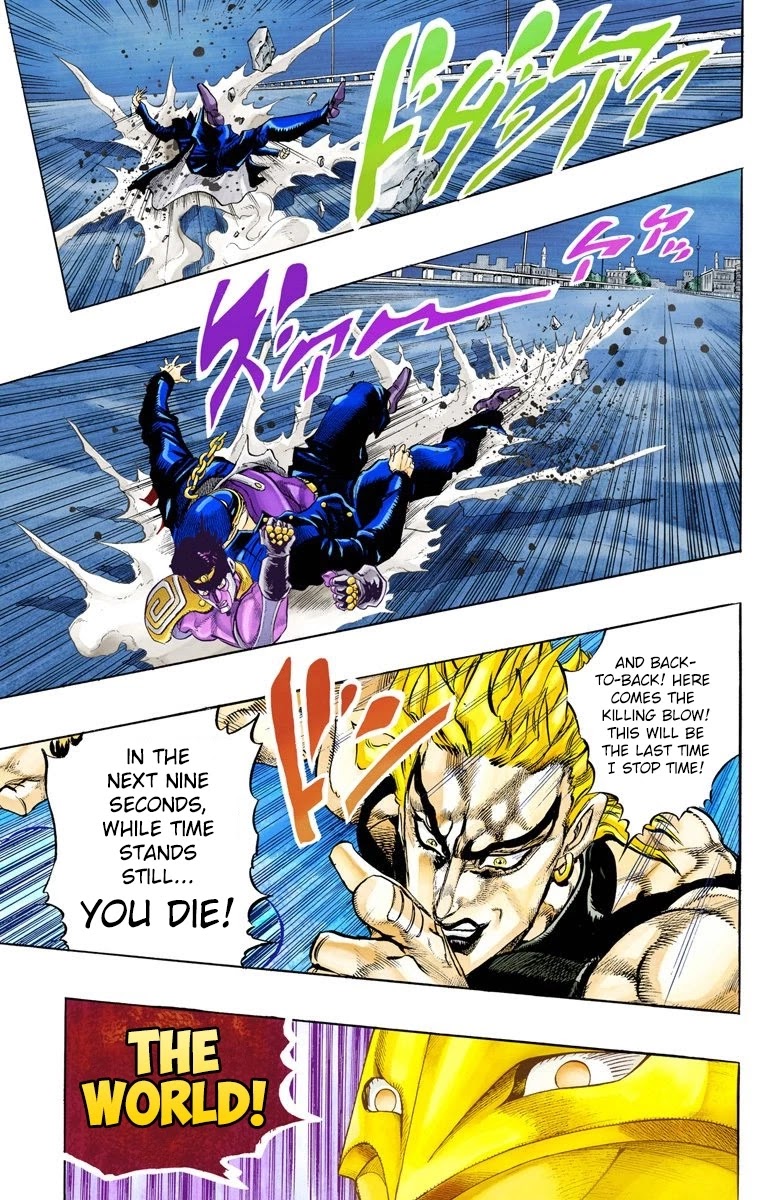 JoJo's Bizarre Adventure Part 3 - Stardust Crusaders (Official Colored) Chapter 150 page 8 - Chapter 150: DIO's World Part 17
