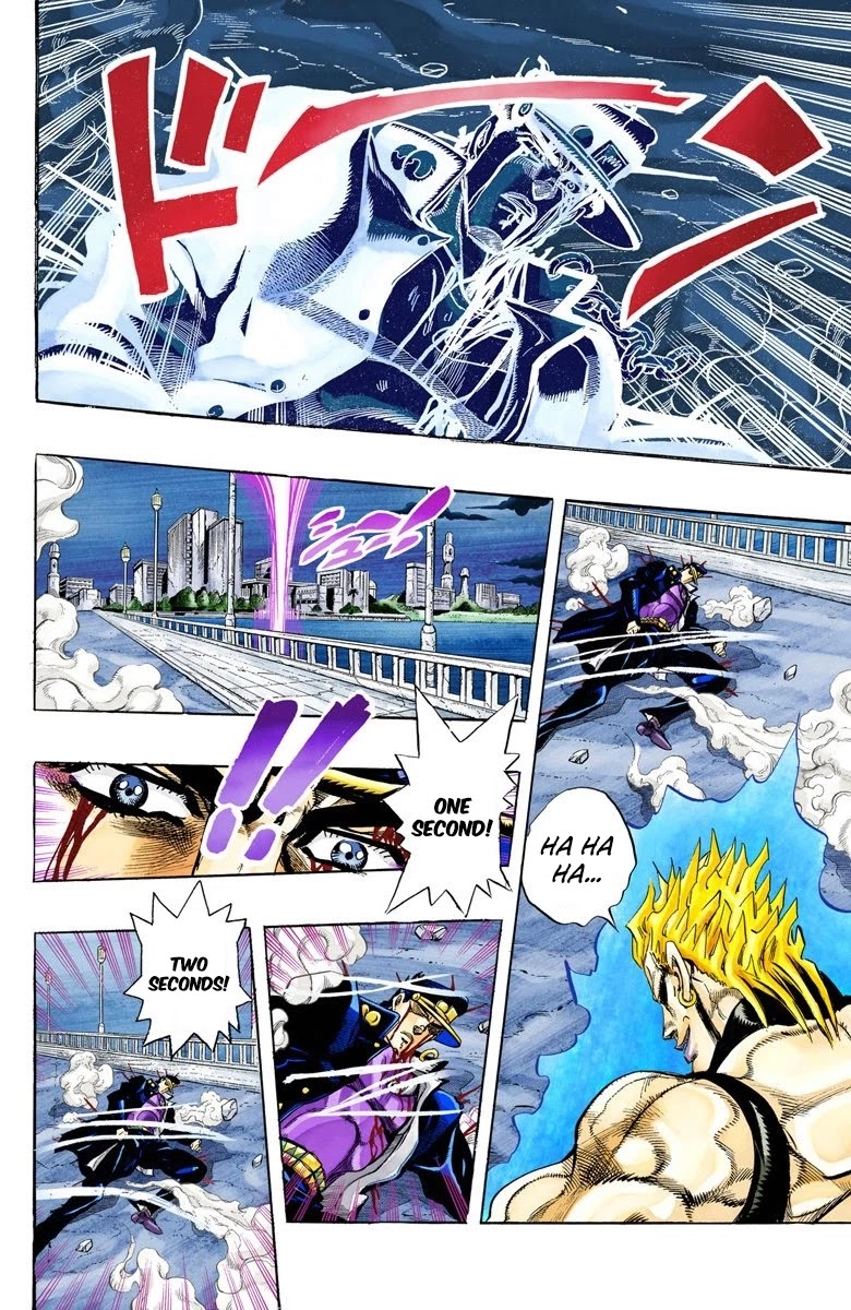 JoJo's Bizarre Adventure Part 3 - Stardust Crusaders (Official Colored) Chapter 150 page 9 - Chapter 150: DIO's World Part 17