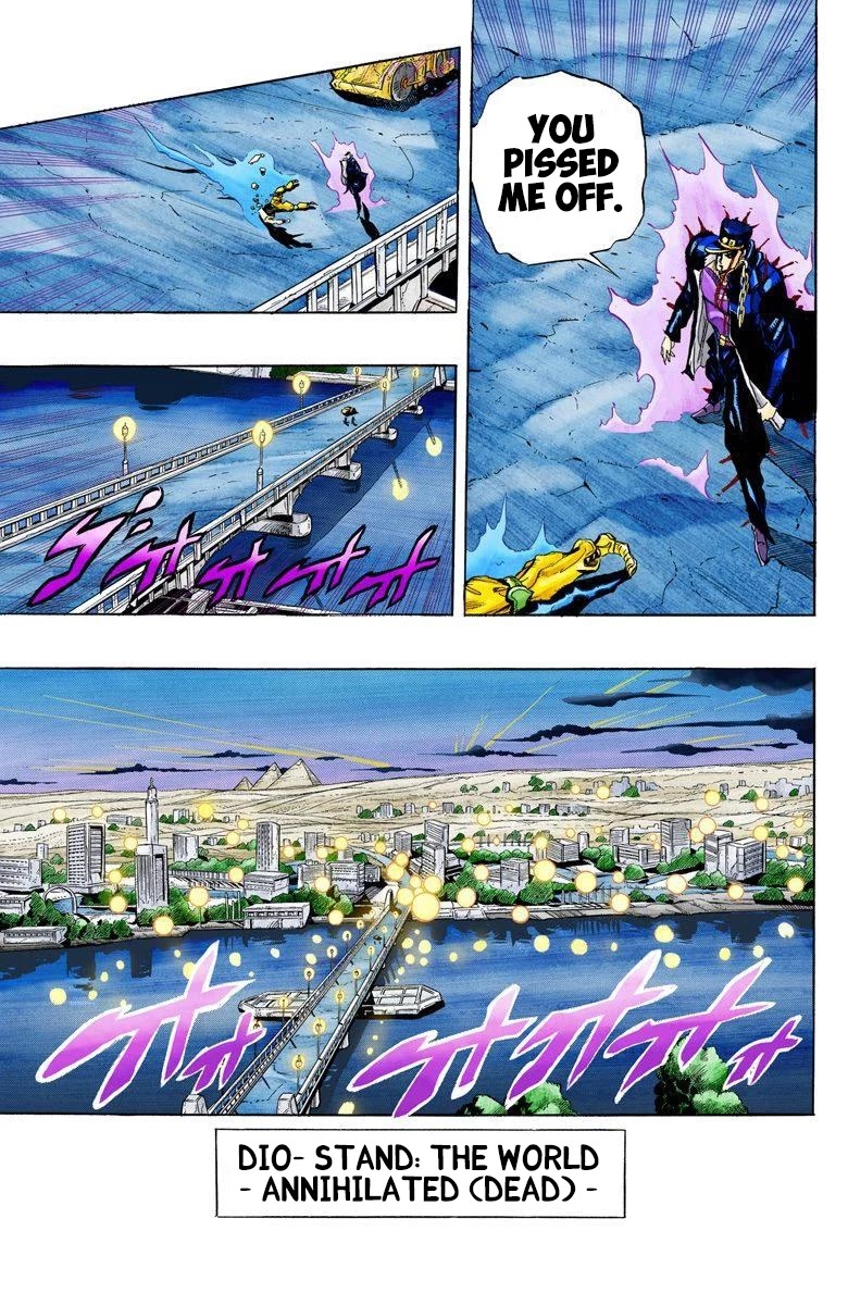 JoJo's Bizarre Adventure Part 3 - Stardust Crusaders (Official Colored) Chapter 151 page 17 - Chapter 151: DIO's World Part 18