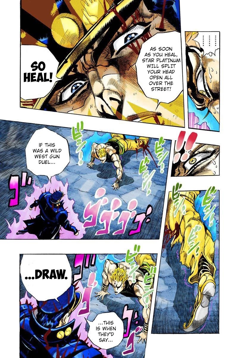 JoJo's Bizarre Adventure Part 3 - Stardust Crusaders (Official Colored) Chapter 151 page 7 - Chapter 151: DIO's World Part 18