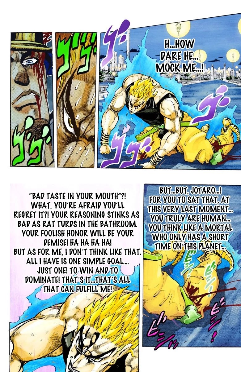 JoJo's Bizarre Adventure Part 3 - Stardust Crusaders (Official Colored) Chapter 151 page 8 - Chapter 151: DIO's World Part 18