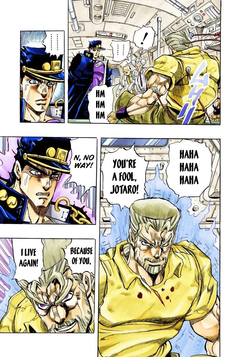 JoJo's Bizarre Adventure Part 3 - Stardust Crusaders (Official Colored) Chapter 152 page 11 - Chapter 152: A Long Journey Ends; Farewell, My Friends [END]
