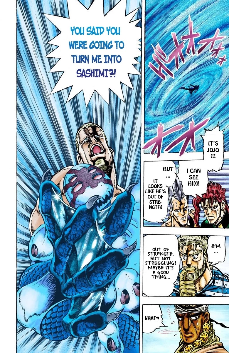 JoJo's Bizarre Adventure Part 3 - Stardust Crusaders (Official Colored) Chapter 16 page 16 - Chapter 16: Dark Blue Moon Part 3