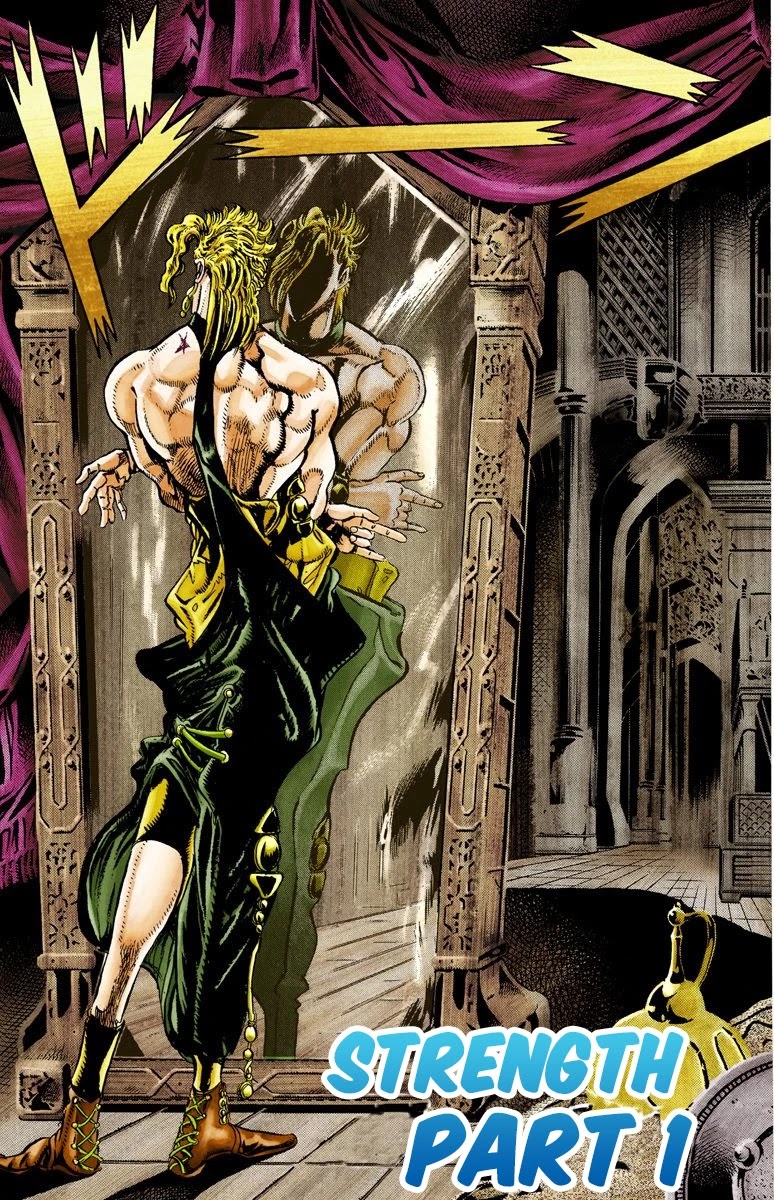 JoJo's Bizarre Adventure Part 3 - Stardust Crusaders (Official Colored) Chapter 17 page 1 - Chapter 17: Strength Part 1
