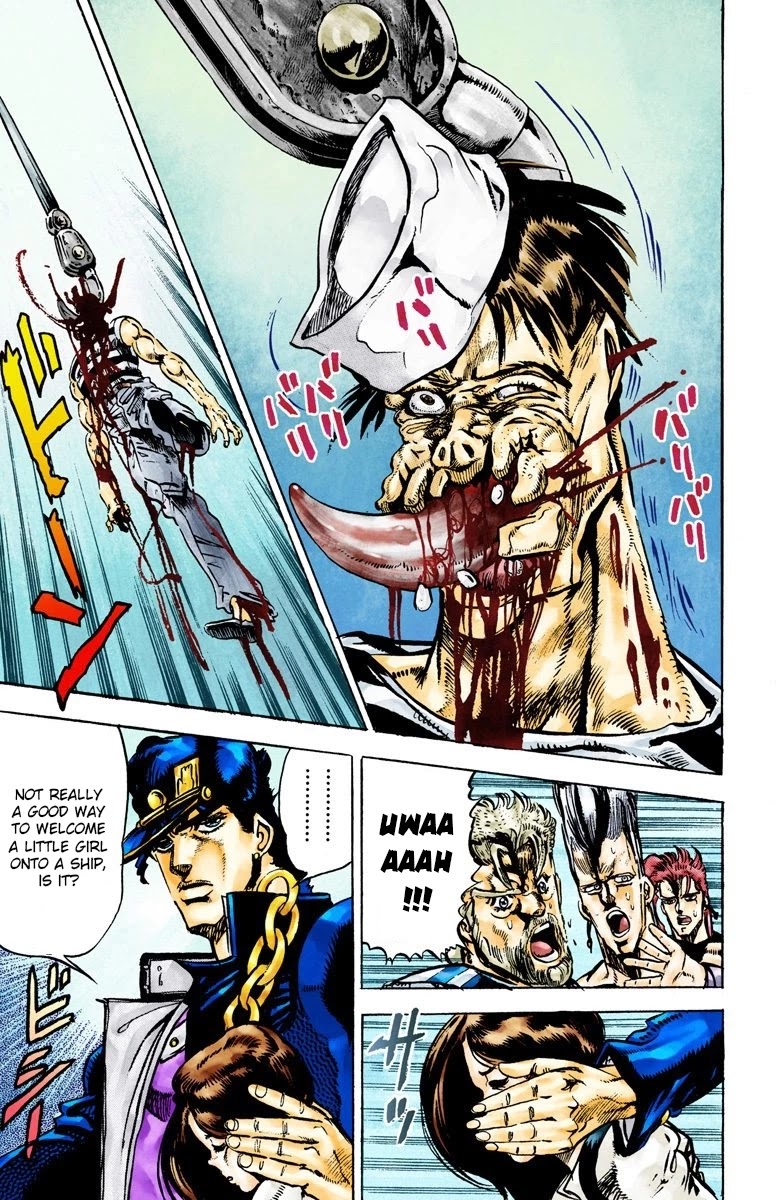 JoJo's Bizarre Adventure Part 3 - Stardust Crusaders (Official Colored) Chapter 17 page 18 - Chapter 17: Strength Part 1