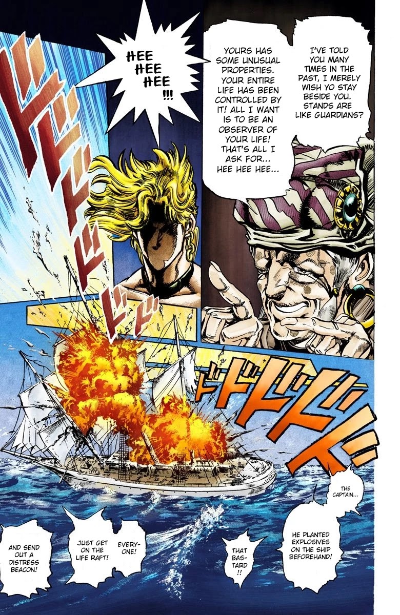 JoJo's Bizarre Adventure Part 3 - Stardust Crusaders (Official Colored) Chapter 17 page 7 - Chapter 17: Strength Part 1