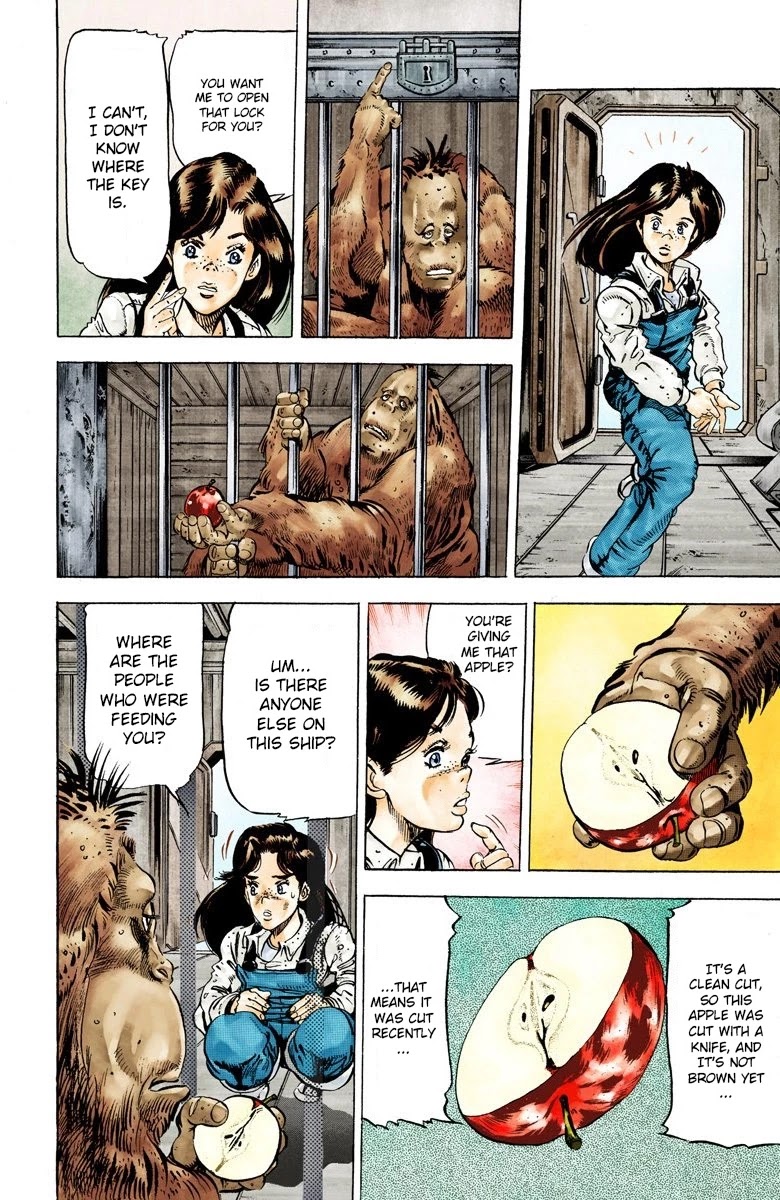 JoJo's Bizarre Adventure Part 3 - Stardust Crusaders (Official Colored) Chapter 18 page 5 - Chapter 18: Strength Part 2