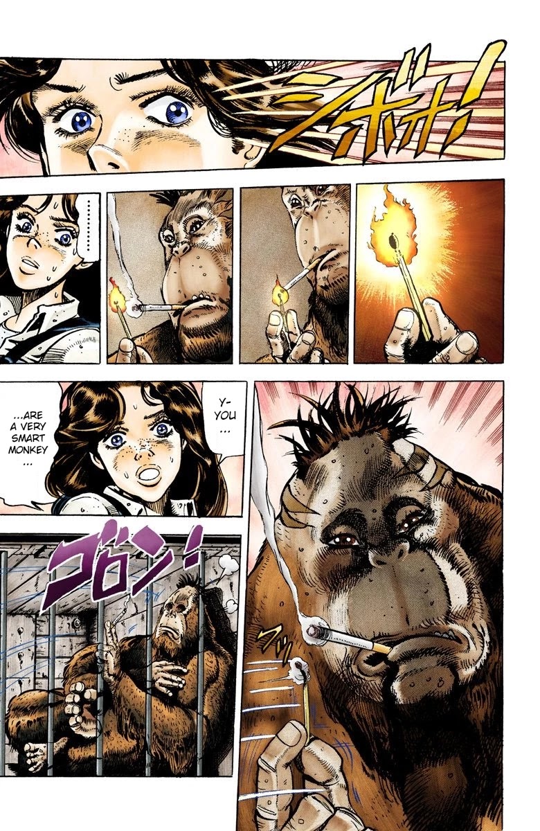 JoJo's Bizarre Adventure Part 3 - Stardust Crusaders (Official Colored) Chapter 18 page 6 - Chapter 18: Strength Part 2