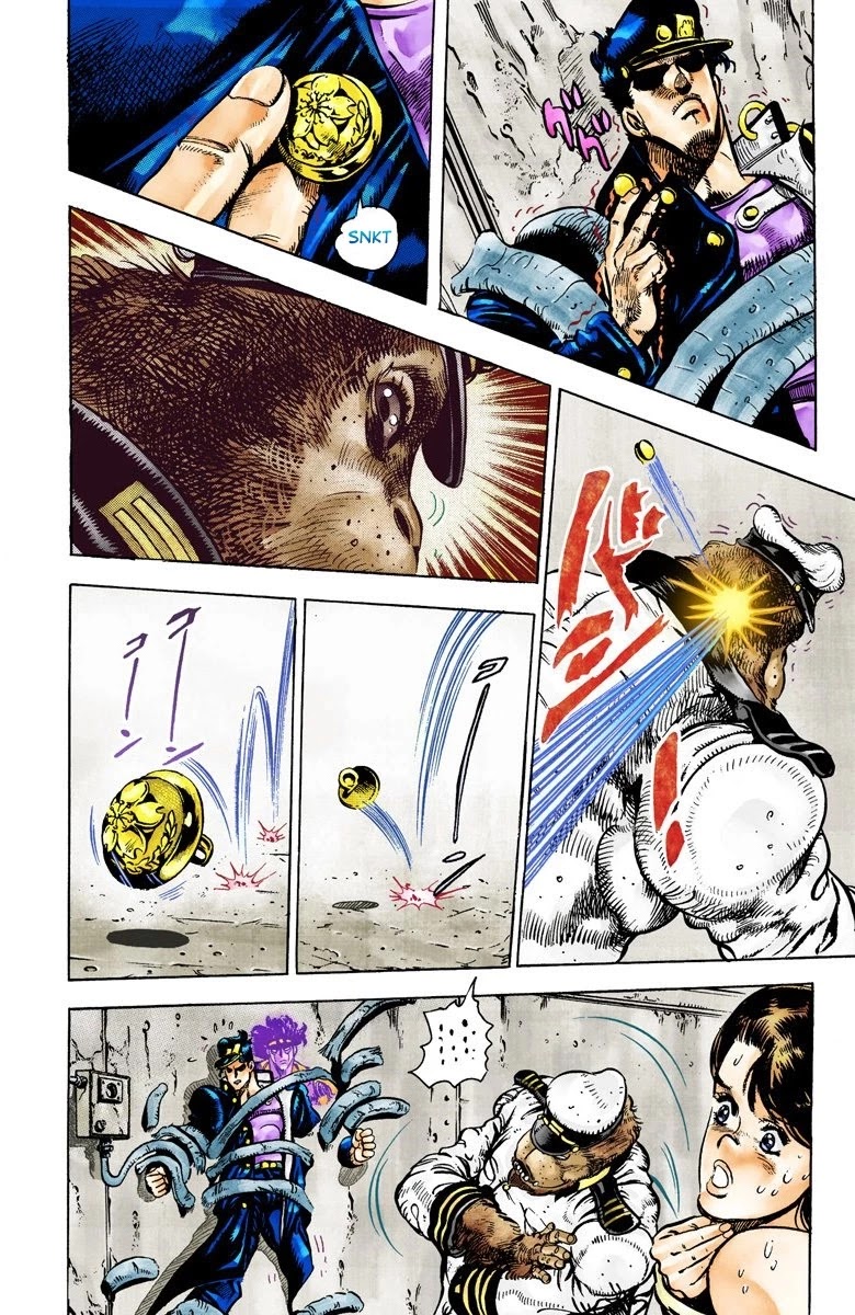 JoJo's Bizarre Adventure Part 3 - Stardust Crusaders (Official Colored) Chapter 19 page 14 - Chapter 19: Strength Part 3