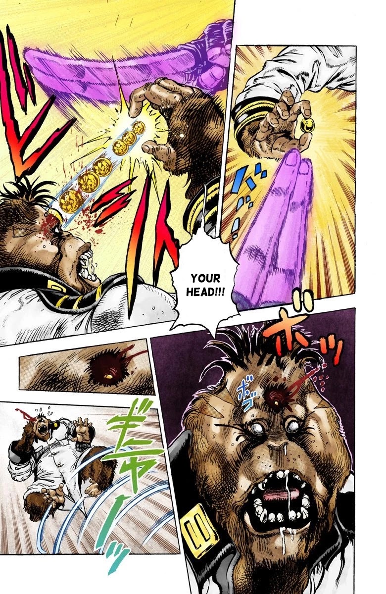 JoJo's Bizarre Adventure Part 3 - Stardust Crusaders (Official Colored) Chapter 19 page 17 - Chapter 19: Strength Part 3