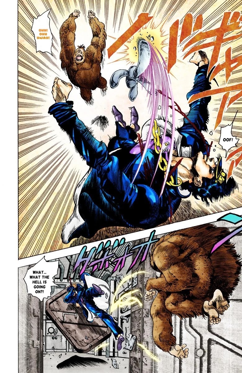 JoJo's Bizarre Adventure Part 3 - Stardust Crusaders (Official Colored) Chapter 19 page 2 - Chapter 19: Strength Part 3