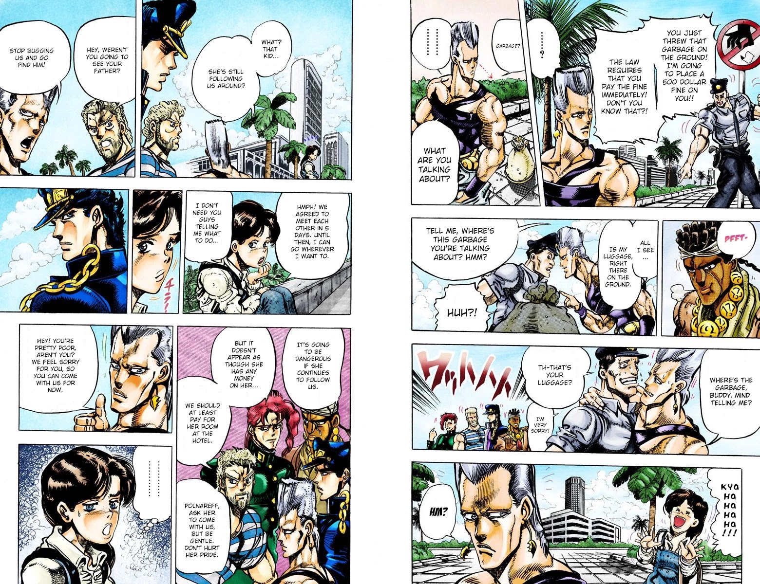 JoJo's Bizarre Adventure Part 3 - Stardust Crusaders (Official Colored) Chapter 20 page 6 - Chapter 20: Devil Part 1