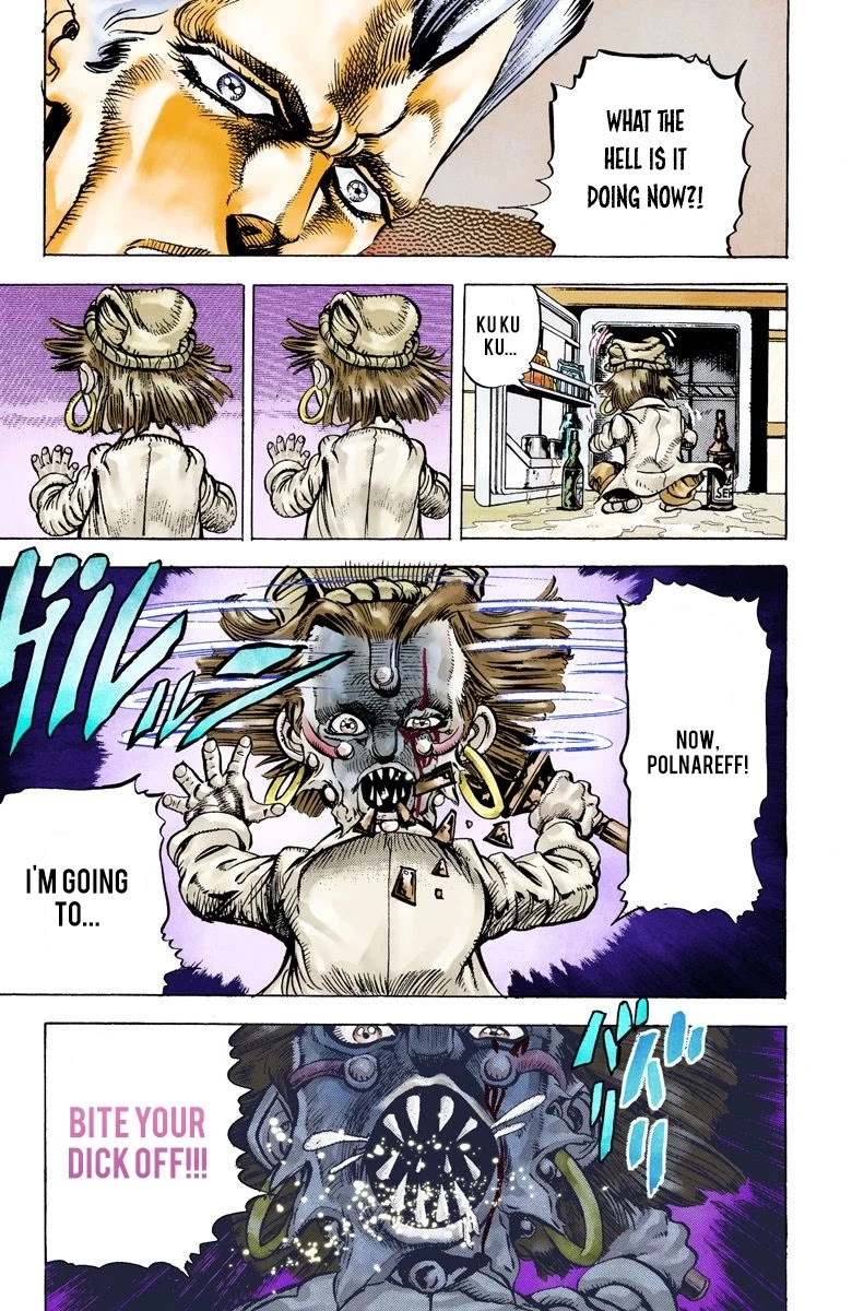 JoJo's Bizarre Adventure Part 3 - Stardust Crusaders (Official Colored) Chapter 22 page 10 - Chapter 22: Devil Part 3