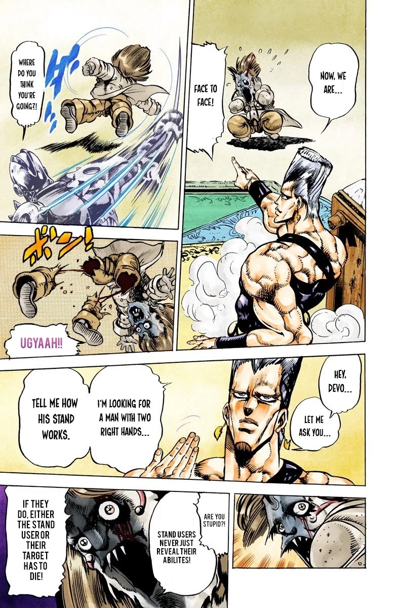 JoJo's Bizarre Adventure Part 3 - Stardust Crusaders (Official Colored) Chapter 22 page 16 - Chapter 22: Devil Part 3