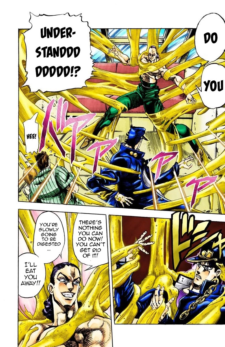 JoJo's Bizarre Adventure Part 3 - Stardust Crusaders (Official Colored) Chapter 25 page 14 - Chapter 25: Yellow Temperance Part 3