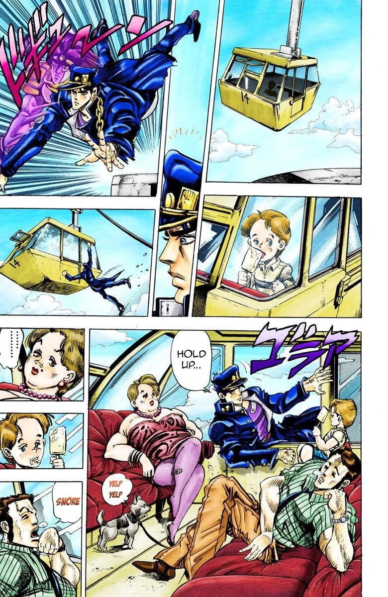 JoJo's Bizarre Adventure Part 3 - Stardust Crusaders (Official Colored) Chapter 25 page 7 - Chapter 25: Yellow Temperance Part 3