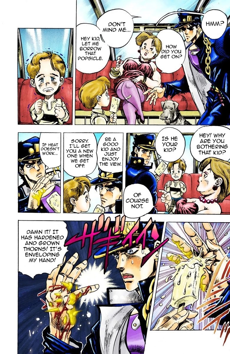 JoJo's Bizarre Adventure Part 3 - Stardust Crusaders (Official Colored) Chapter 25 page 8 - Chapter 25: Yellow Temperance Part 3