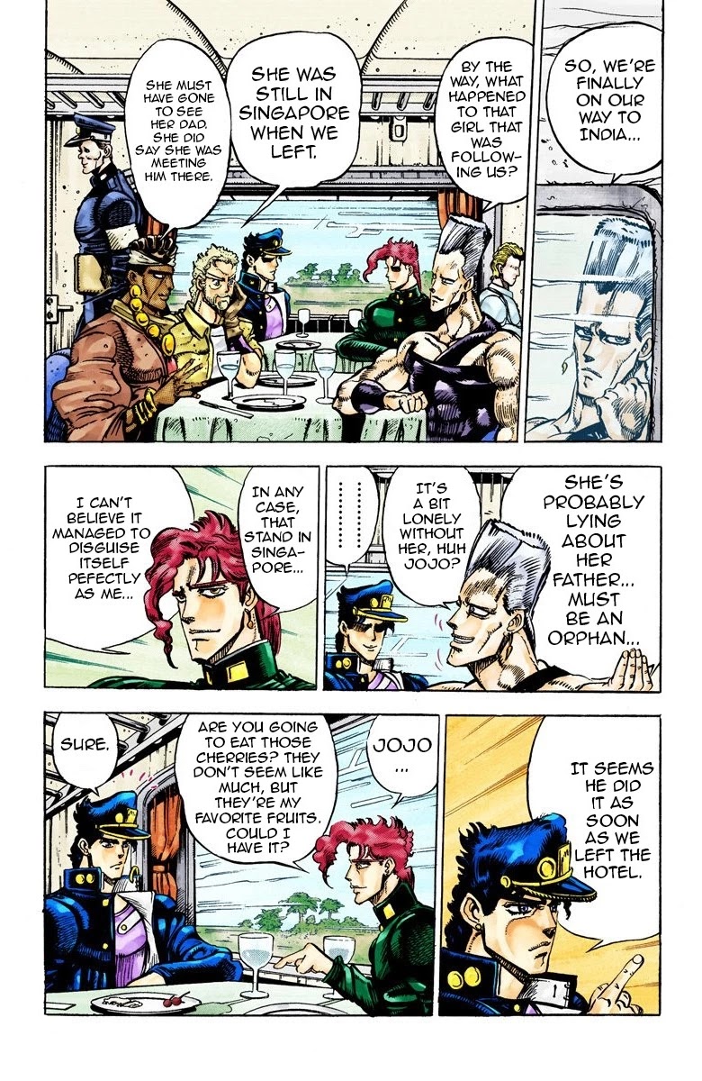 JoJo's Bizarre Adventure Part 3 - Stardust Crusaders (Official Colored) Chapter 26 page 17 - Chapter 26: Yellow Temperance Part 4