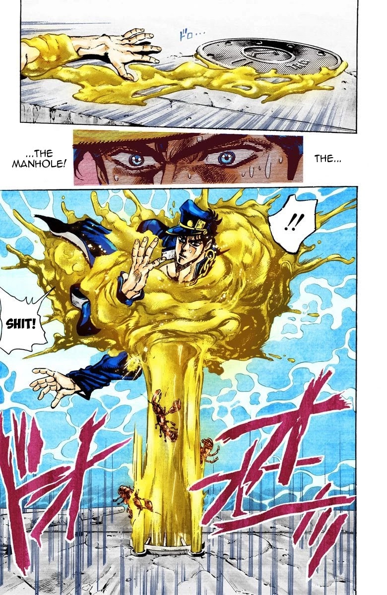 JoJo's Bizarre Adventure Part 3 - Stardust Crusaders (Official Colored) Chapter 26 page 7 - Chapter 26: Yellow Temperance Part 4