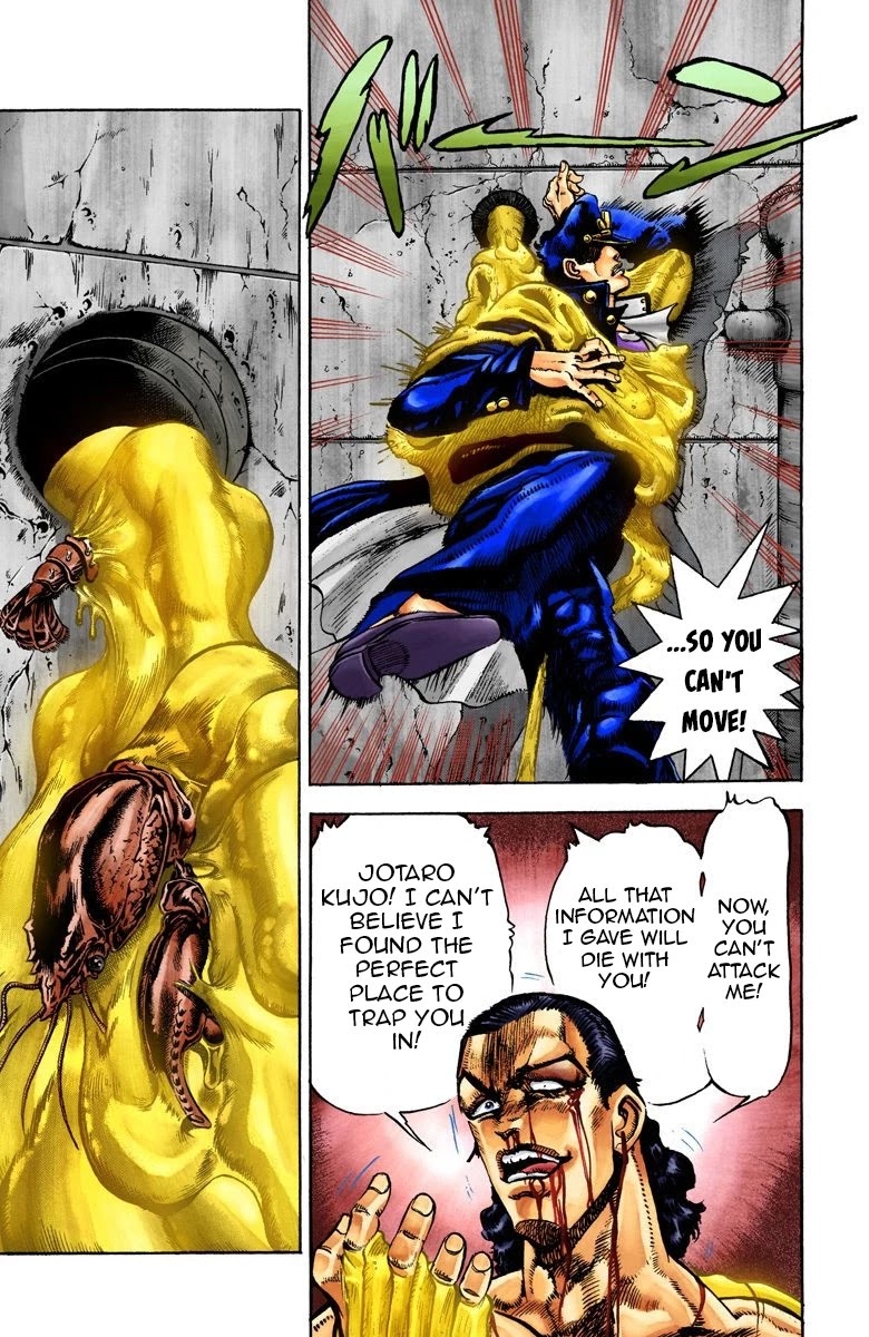 JoJo's Bizarre Adventure Part 3 - Stardust Crusaders (Official Colored) Chapter 26 page 9 - Chapter 26: Yellow Temperance Part 4