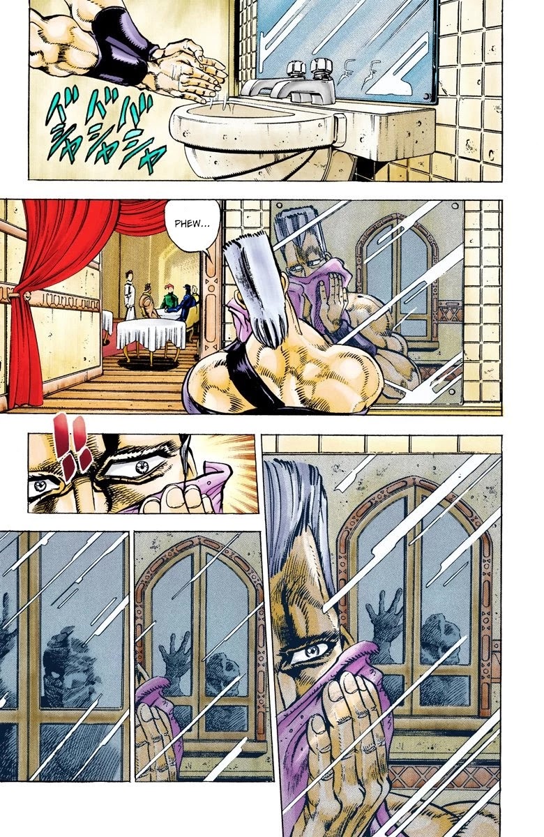 JoJo's Bizarre Adventure Part 3 - Stardust Crusaders (Official Colored) Chapter 27 page 10 - Chapter 27: The Emperor and the Hanged Man Part 1