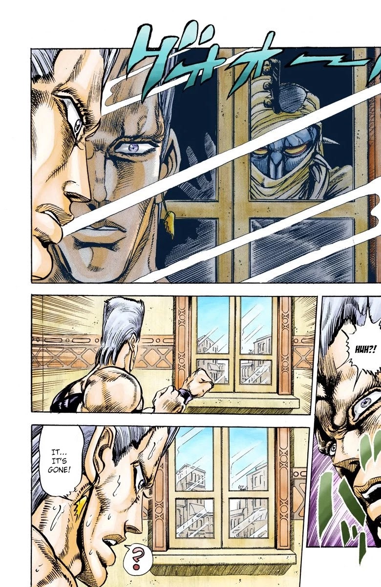 JoJo's Bizarre Adventure Part 3 - Stardust Crusaders (Official Colored) Chapter 27 page 11 - Chapter 27: The Emperor and the Hanged Man Part 1