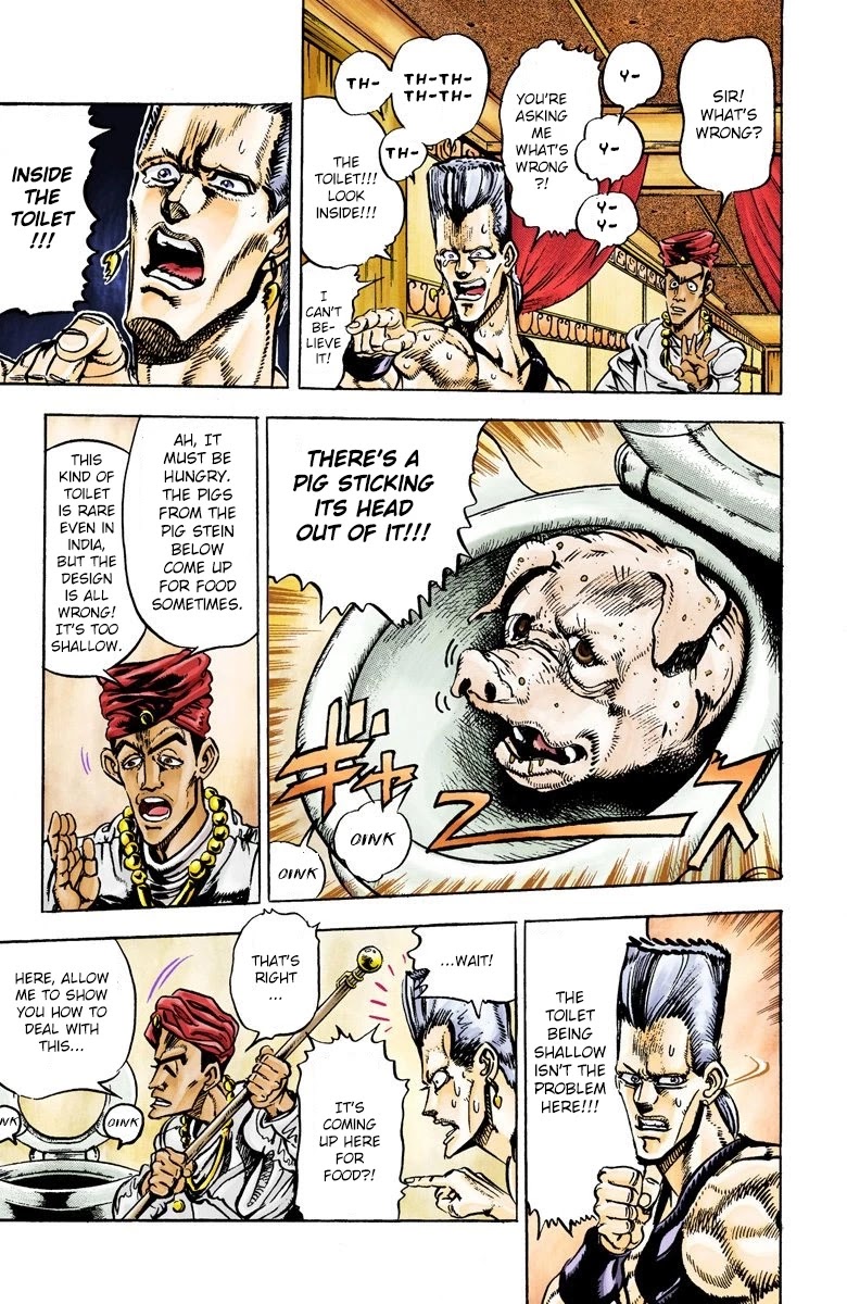 JoJo's Bizarre Adventure Part 3 - Stardust Crusaders (Official Colored) Chapter 27 page 8 - Chapter 27: The Emperor and the Hanged Man Part 1
