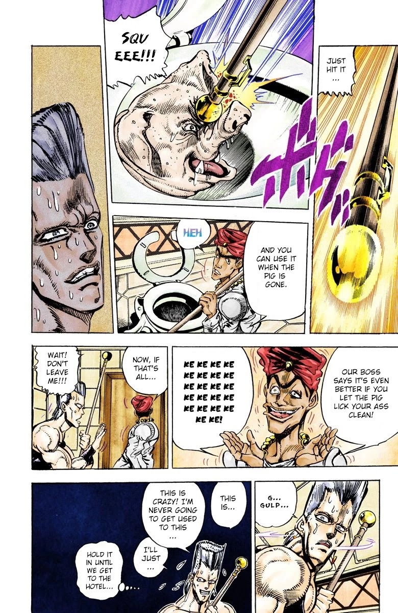 JoJo's Bizarre Adventure Part 3 - Stardust Crusaders (Official Colored) Chapter 27 page 9 - Chapter 27: The Emperor and the Hanged Man Part 1