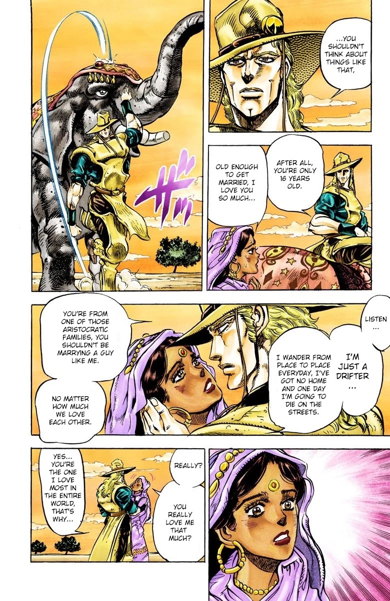 JoJo's Bizarre Adventure Part 3 - Stardust Crusaders (Official Colored) Chapter 28 page 10 - Chapter 28: The Emperor and the Hanged Man Part 2