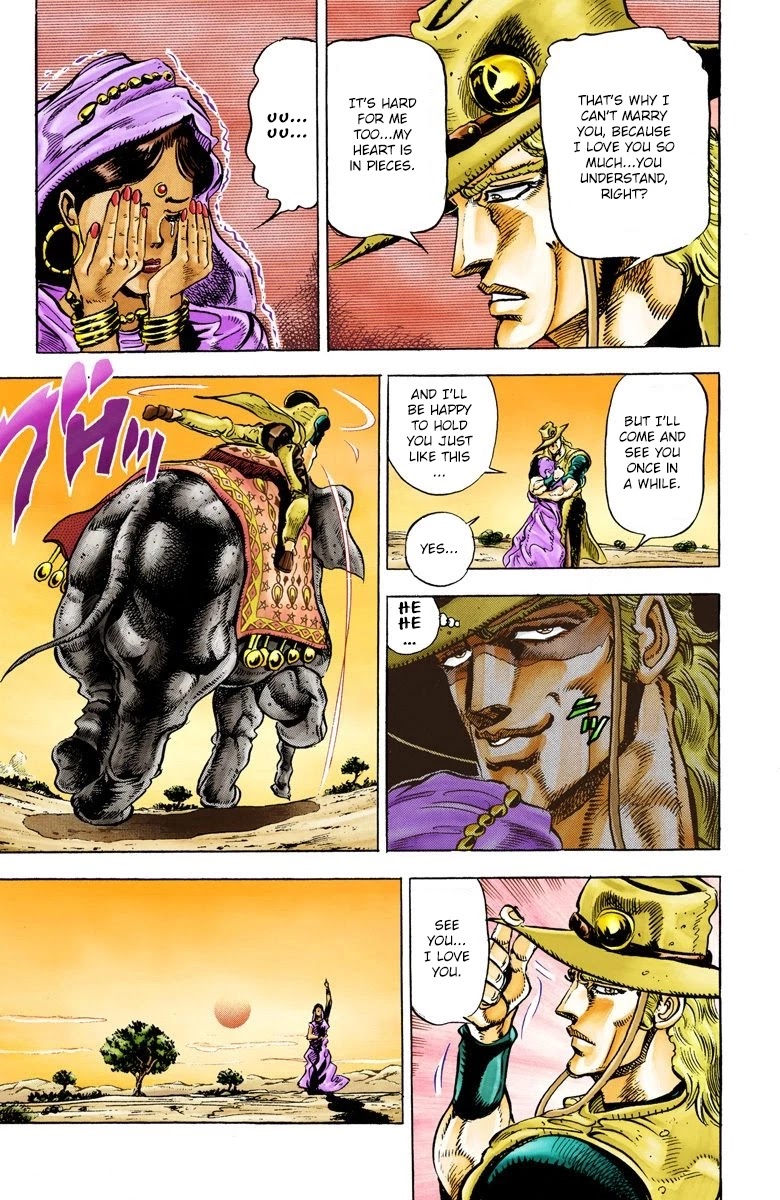 JoJo's Bizarre Adventure Part 3 - Stardust Crusaders (Official Colored) Chapter 28 page 11 - Chapter 28: The Emperor and the Hanged Man Part 2
