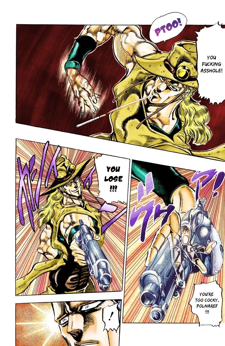 JoJo's Bizarre Adventure Part 3 - Stardust Crusaders (Official Colored) Chapter 29 page 6 - Chapter 29: The Emperor and the Hanged Man Part 3