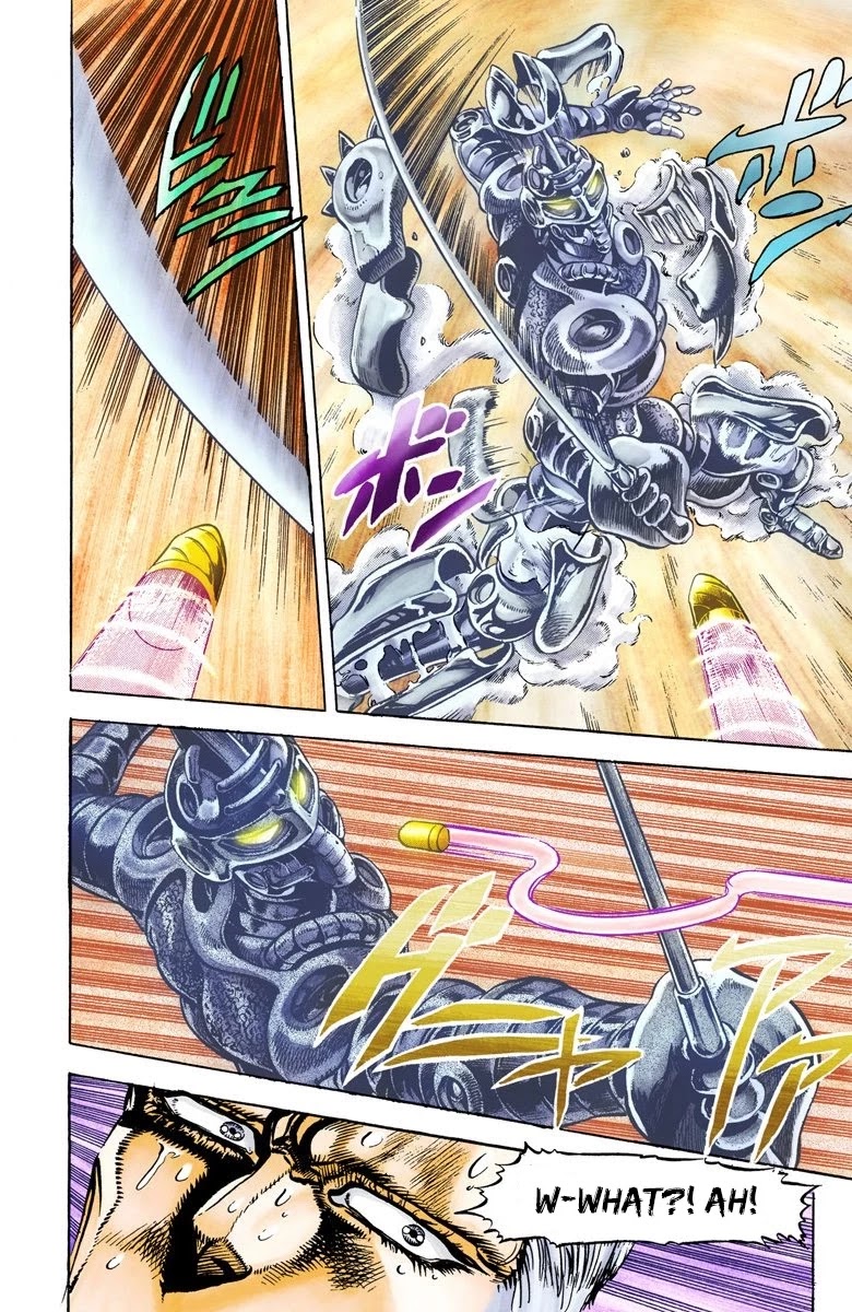 JoJo's Bizarre Adventure Part 3 - Stardust Crusaders (Official Colored) Chapter 29 page 8 - Chapter 29: The Emperor and the Hanged Man Part 3